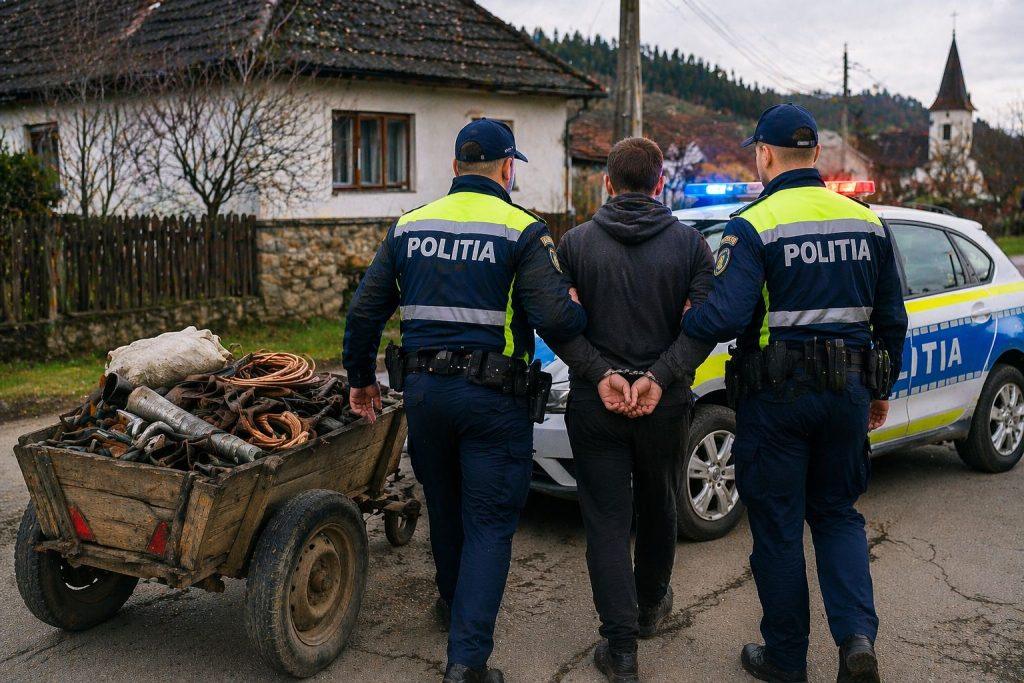 Polițiști aradeni efectuează percheziții la domiciliu