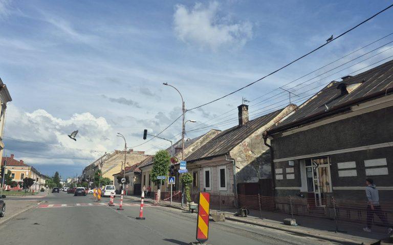 Centrul Sighetului se schimbă: au început lucrările de modernizare