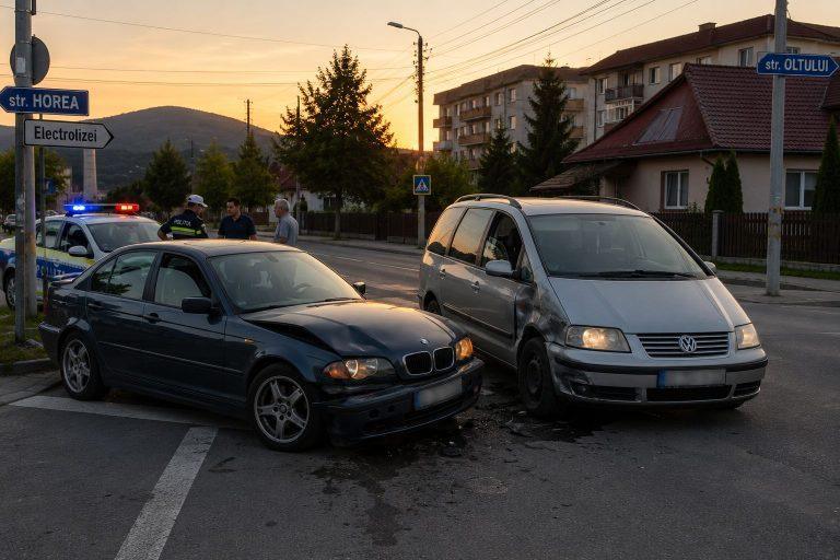 1,33 mg/l alcool în aerul expirat: ce au descoperit polițiștii după accidentul de ieri din Baia Mare