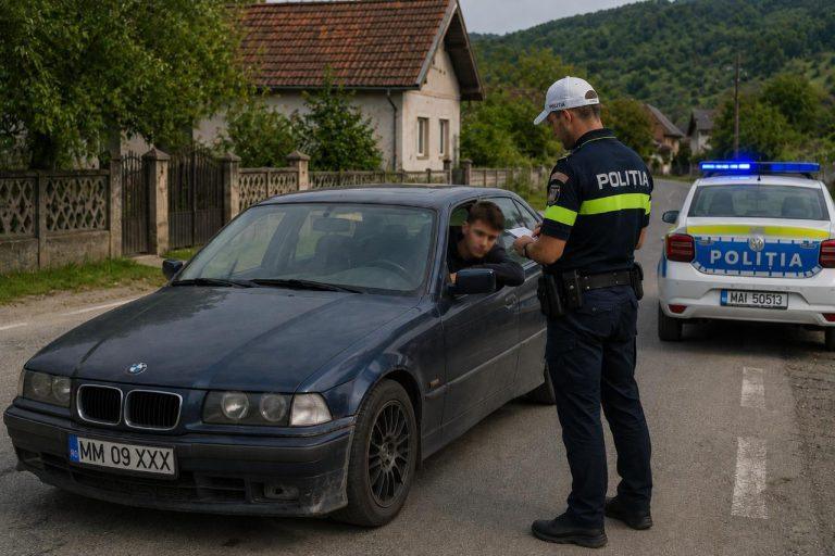 Oprire de rutină în Dămăcușeni, ieri, 19 iunie, dosar penal cu trei capete de acuzare pentru un tânăr