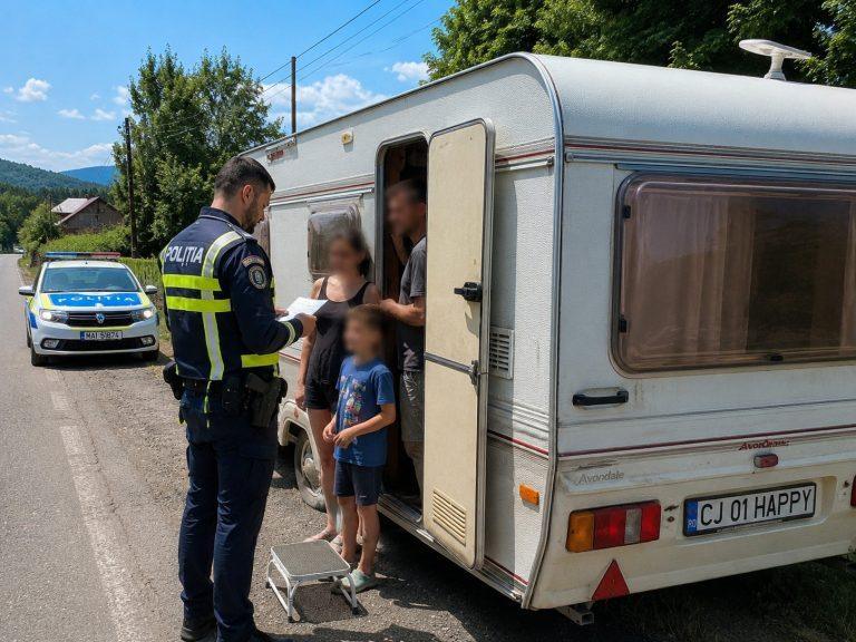 Acțiunea Blocada: două ore, 21 de amenzi și două permise reținute la Sighetu Marmației