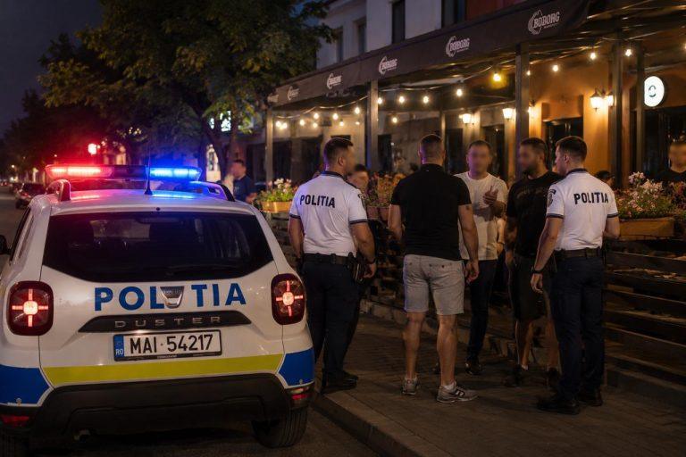 Bătaie pe terasa unui local din orașul Ulmeni: trei persoane au ajuns ieri, 17 iulie, în atenția polițiștilor