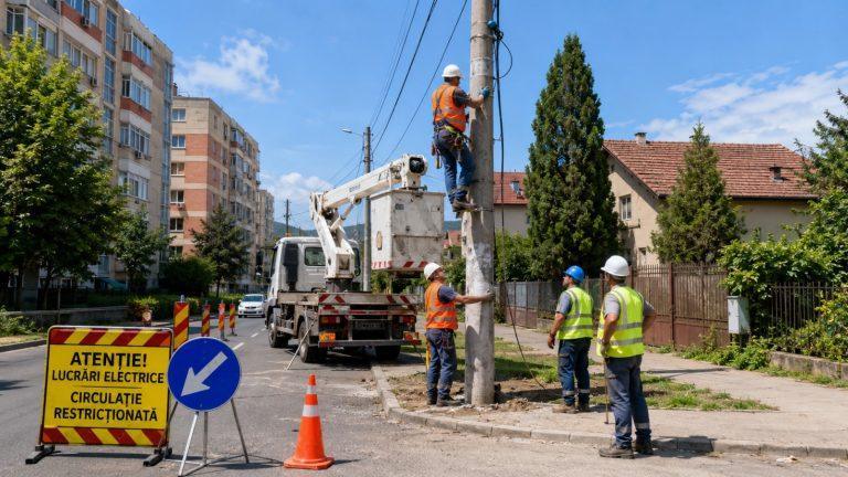 Lucrări la rețeaua electrică pe strada Miron Costin: circulația oprită în tranșe de 20 de minute, în 28-29 iulie