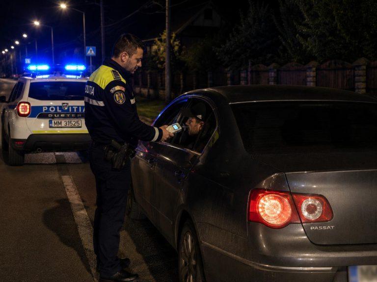 Noapte cu probleme la Botiza: un șofer de 40 de ani, prins cu o valoare uriașă la etilotest