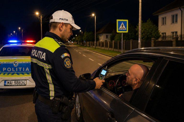 Noapte cu probleme pentru un tânăr din Cluj-Napoca: ieri, la Târgu Lăpuș, etilotestul a indicat 0,41 mg/l