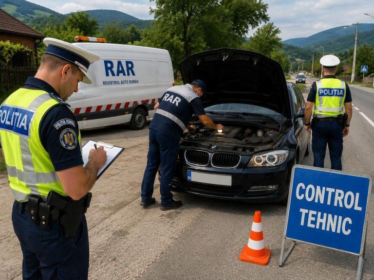 Surprize la controlul tehnic Poliție – RAR din Vadu Izei: 23 de mașini verificate, iar 5 șoferi au rămas fără talon
