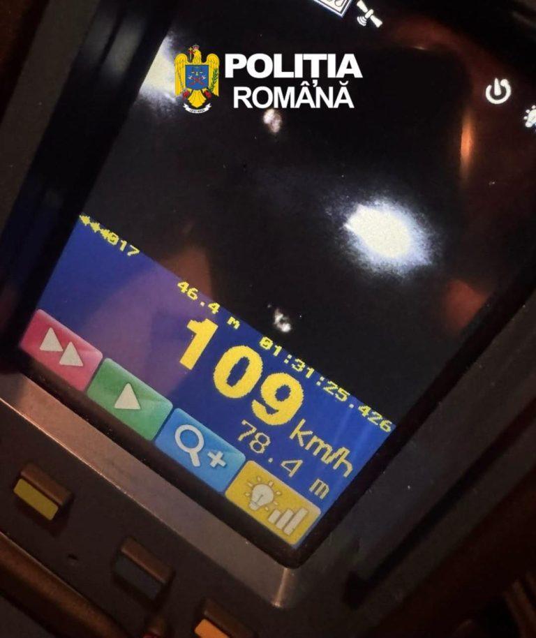 109 km/h prin Baia Mare și 0,54 mg/l la etilotest: ce a urmat pentru șofer oprit de polițiști
