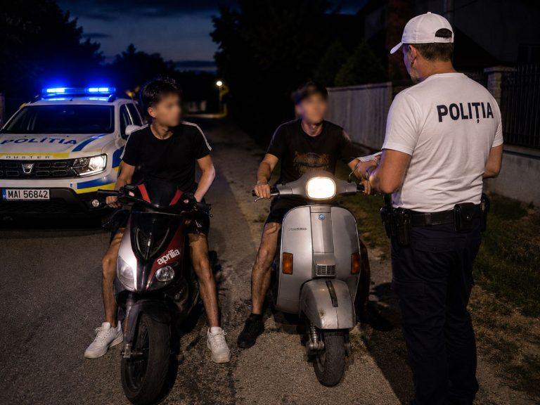 Doi scuteriști opriți în aceeași seară la Pribilești: niciunul nu avea permis de conducere